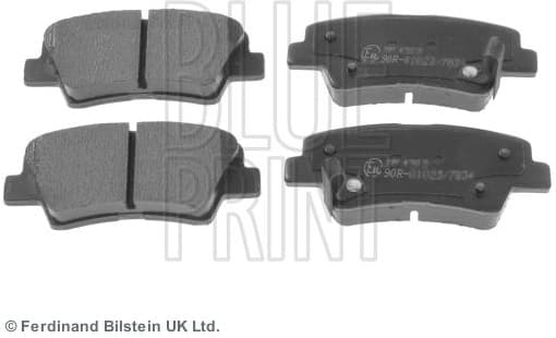 Brake Pad Set, disc brake ADG042100