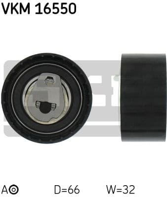 Tensioner Pulley, timing belt VKM 16550