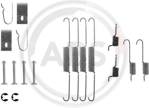 Accessory Kit, brake shoes 0636Q - image 2