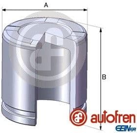 Piston, brake caliper D02550 - image 2