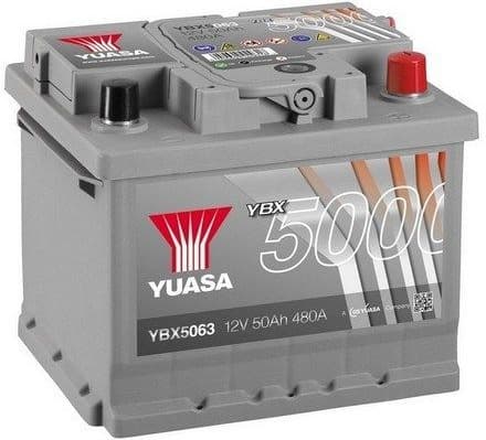 Starter Battery YBX5000 Silver High Performance SMF Batteries YBX5063