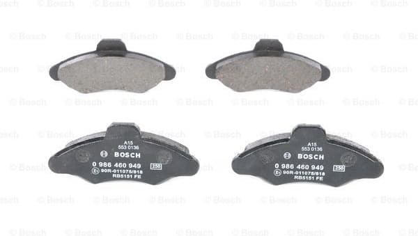 Brake Pad Set, disc brake 0986460949 - image 3