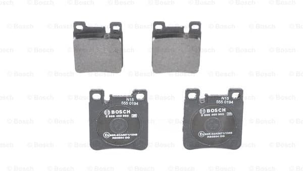Brake Pad Set, disc brake 0986460965