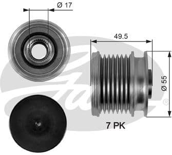 Alternator Freewheel Clutch DriveAlign™ OAP7086