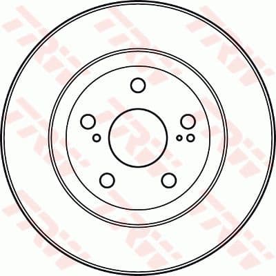 Brake disc, 1pcs FRONT, Top Quality DF4828S - image 3