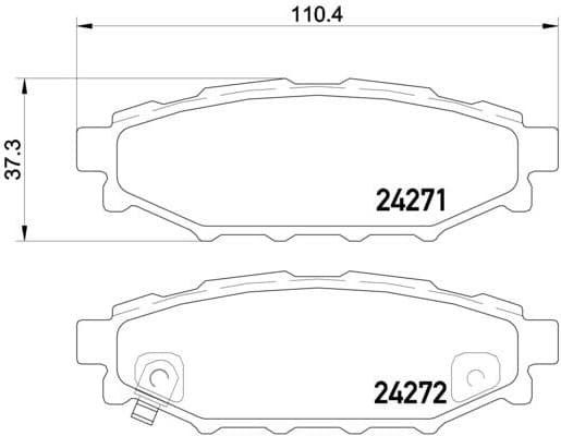 Brake Pad Set, disc brake PRIME LINE P78020