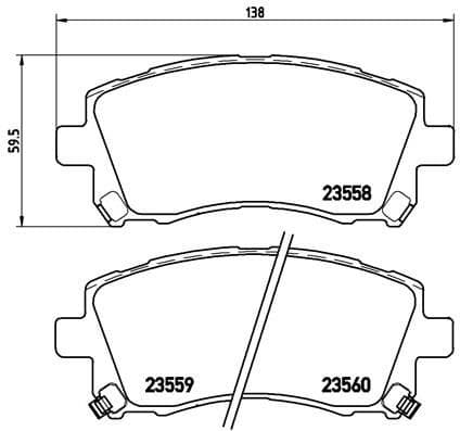 Brake Pad Set, disc brake PRIME LINE P78010