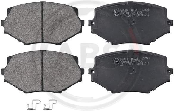 Brake Pad Set, disc brake 36889