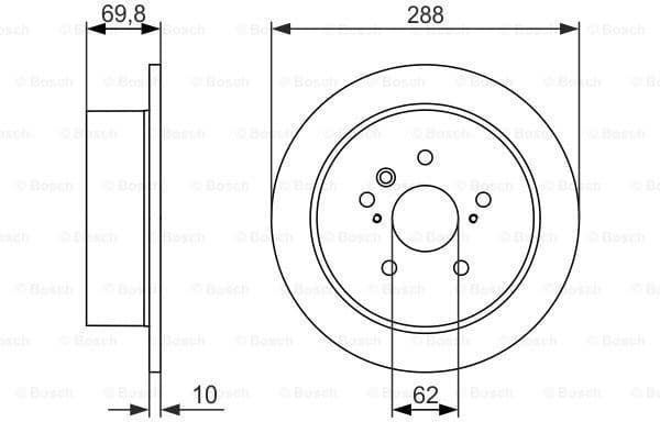 Brake Disc 0986479614 - image 2
