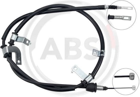 Cable Pull, parking brake K12093