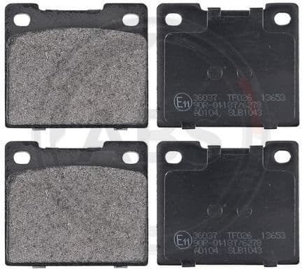 Brake Pad Set, disc brake A.B.S. 36037