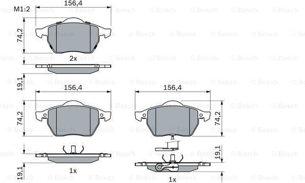 Brake Pad Set, disc brake 0986494018 - image 7
