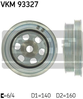 Pulley crankshaft VKM93327
