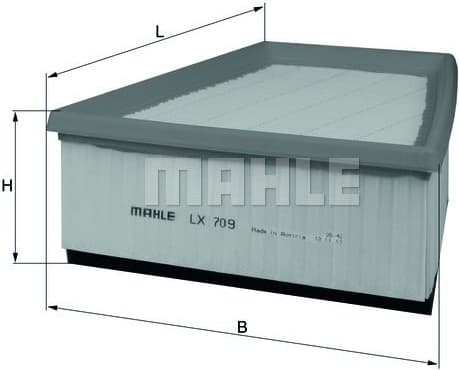 Filter air LX709 - image 2