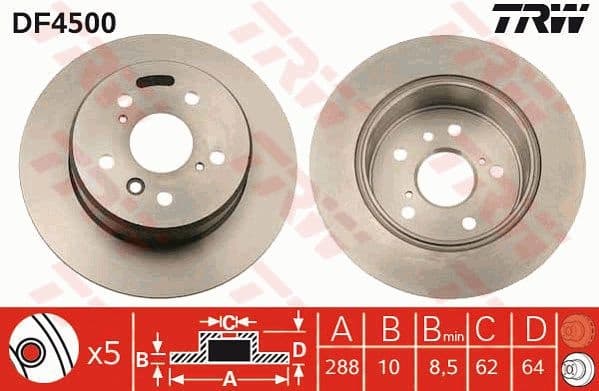 Brake Disc DF4500
