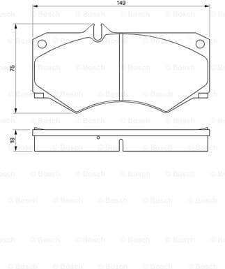Brake Pad Set, disc brake 0986467841 - image 7