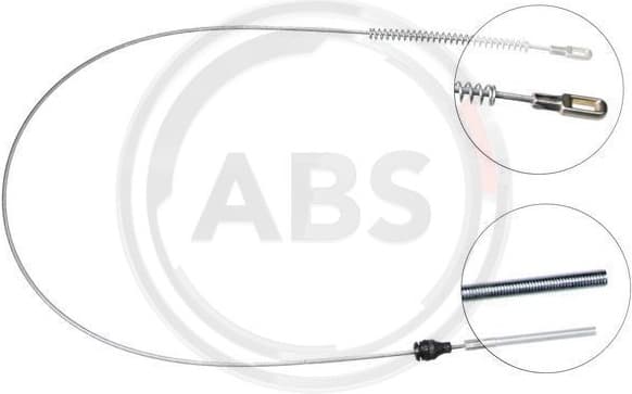 Cable Pull, parking brake K12077