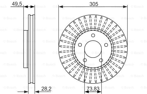 Brake Disc 0986479698 - image 5