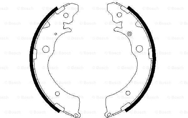 Brake Shoe Set 0986487440 - image 2