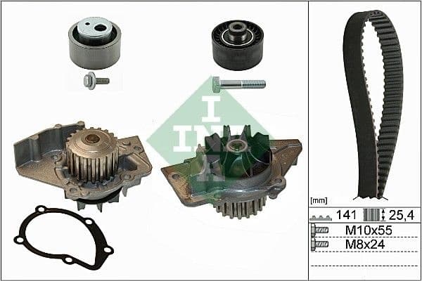 Timing belt kit with water pump 530047030