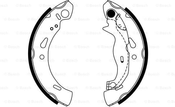 Brake Shoe Set 0986487753 - image 2