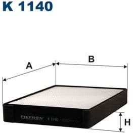 Filter, cabin air K1140
