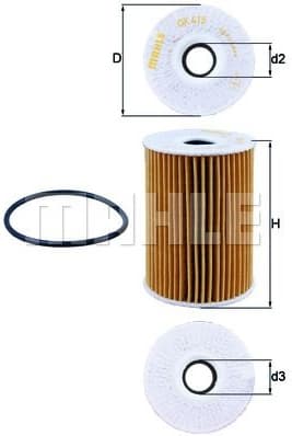 Filter oil OX415D