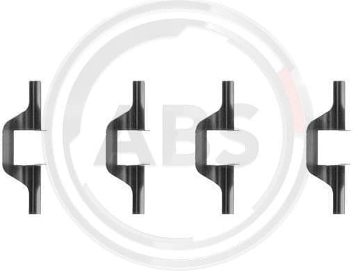 Accessory Kit, disc brake pad 1263Q