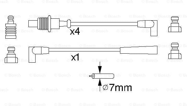 Ignition Cable Kit 0986356883 - image 5