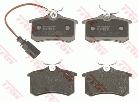 Brake pads rear, Top Quality GDB1415 - image 2
