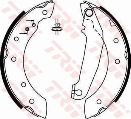 Brake Shoe Set GS6233