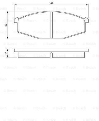 Brake Pad Set, disc brake 0986468630 - image 7