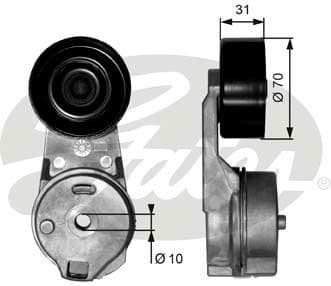 Belt Tensioner, V-ribbed belt DriveAlign™ T39065