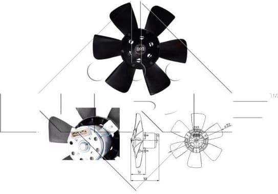 Fan, engine cooling 47390 - image 2