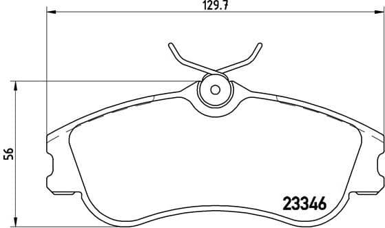 Brake Pad Set, disc brake PRIME LINE P61069