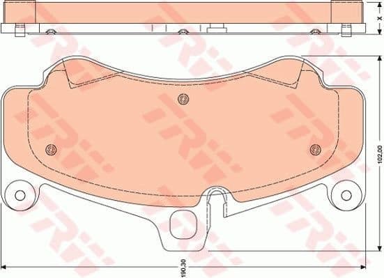 Brake Pad Set, disc brake GDB1779
