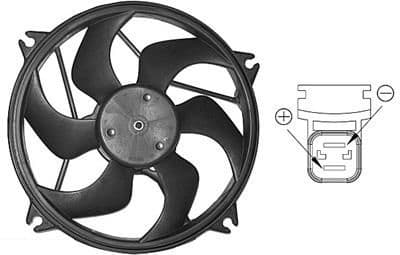 Fan, engine cooling 0904746
