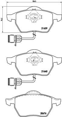 Brake Pad Set, disc brake PRIME LINE P85040