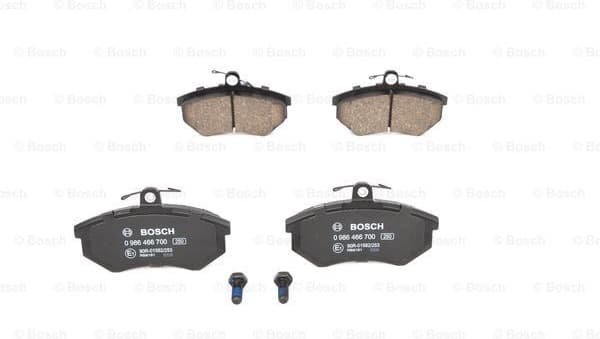 Brake Pad Set, disc brake 0986466700
