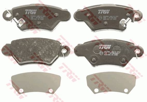 Brake Pad Set, disc brake COTEC GDB1352 - image 2