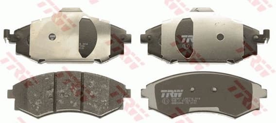 Brake Pad Set, disc brake COTEC GDB1623 - image 2