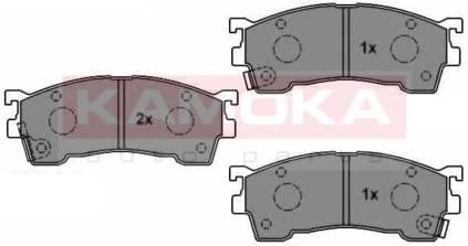 Brake Pad Set, disc brake JQ1011900