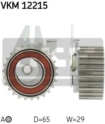 Tensioner Pulley, timing belt VKM 12215