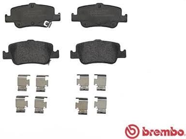 Brake pads rear, Top Quality P83080 - image 2