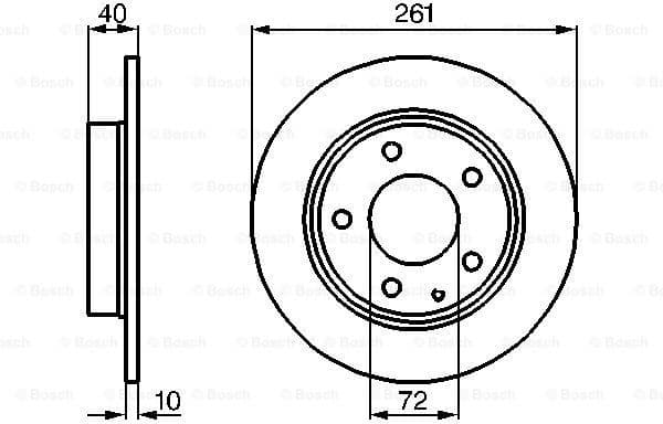 Brake Disc 0986478633 - image 5