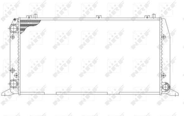 Radiator, engine cooling 54602