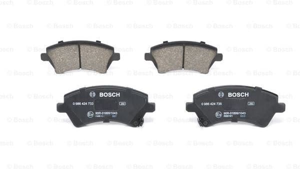 Brake Pad Set, disc brake 0986424735