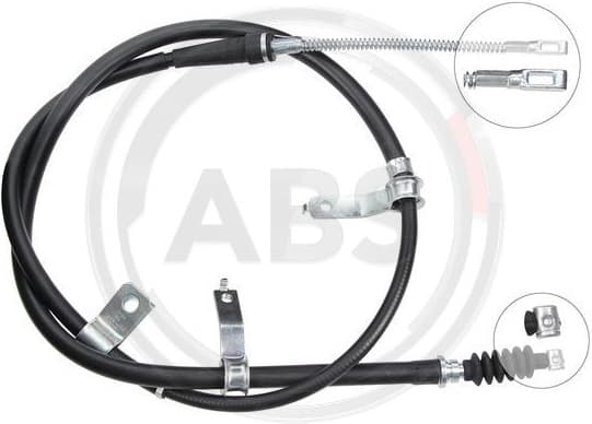 Cable Pull, parking brake K18989