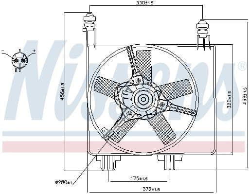 Fan, engine cooling 85056