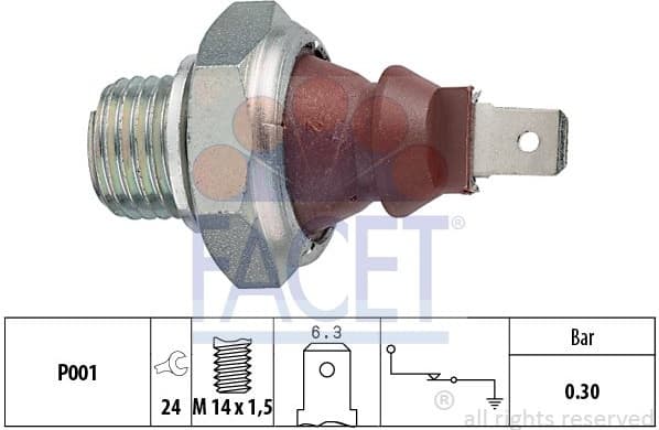 Sensor oil pressure light 7.0023 - image 2